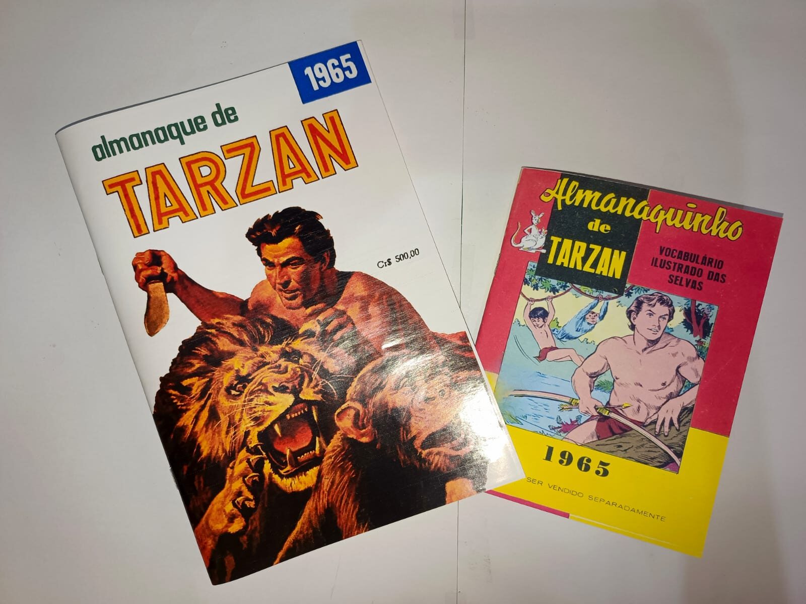 tarzan almanaque e almanaquinho 1965 tarzan almanaque e almanaquinho 1965