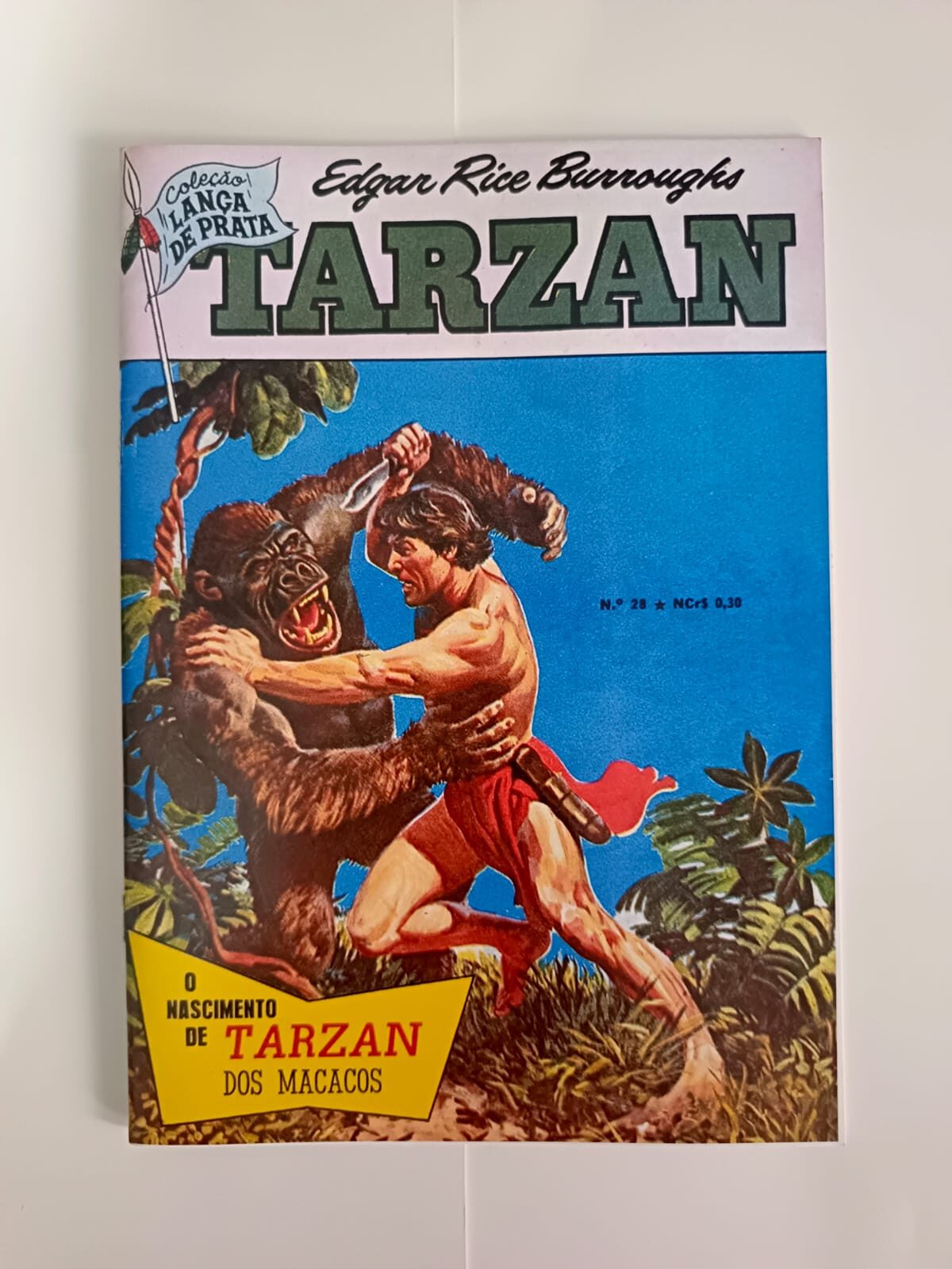 Tarzan N. 28 – 3ª Série – Livro 1 – Lança de Prata