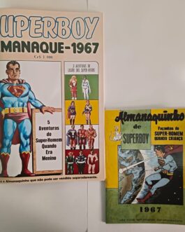 almanaque superboy 1967 com brinde