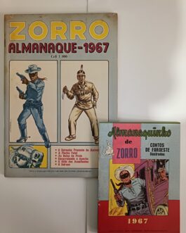 almanaque de zorro 1967 com brinde