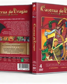 Home caverna do dragão (desenho novo lacrado) edição especial 04 discos